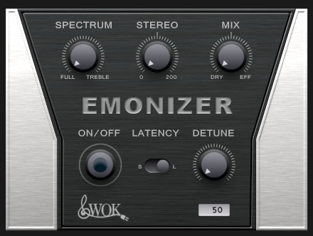 WOK EMONIZER Micro Pitch Shifter VST effect for Windows WOK EMONIZER Micro Pitch Shifter VST effect for Windows