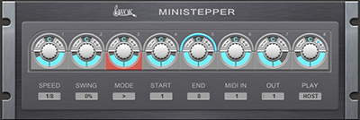 Free MIDI step sequencer VST plugin by WOK - MINISTEPPER